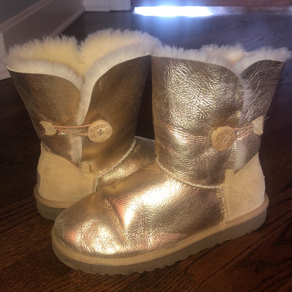 GOLD UGG BOOTS